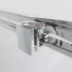 Душевая дверь Vincea Garda VDS-1G125CLB 125 см, профиль черный матовый, стекло прозрачное