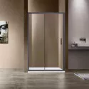 Душевая дверь Vincea Garda VDS-1G135CLGM 135 см, профиль вороненая сталь, стекло прозрачное