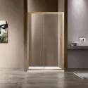 Душевая дверь Vincea Garda VDS-1G135CLG 135 см, профиль золотой матовый, стекло прозрачное