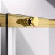 Душевая дверь Vincea Slim-N VDS-4SN140CLG 140 см, профиль золотой матовый, стекло прозрачное