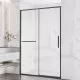 Душевая дверь Vincea Slim Soft VDS-1SS130CLGM 130 см, профиль вороненая сталь, стекло прозрачное