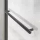 Душевая дверь Vincea Slim Soft VDS-1SS130CLGM 130 см, профиль вороненая сталь, стекло прозрачное