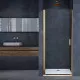 Душевая дверь Vincea Alpha VDP-3AL800CLG 80 см, профиль золотой матовый, стекло прозрачное
