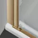Душевая дверь Vincea Alpha VDP-3AL800CLG 80 см, профиль золотой матовый, стекло прозрачное