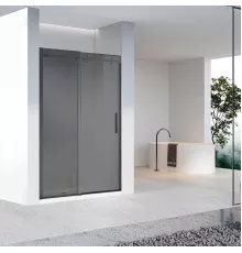 Душевая дверь Vincea Como-N VDS-4CN160CGB 160 см, профиль черный матовый, стекло тонированное