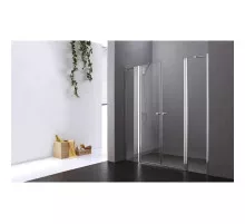 Душевая дверь распашная Cezares Elena 195 см прозрачное стекло ELENA-W-B-22-200-C-Cr