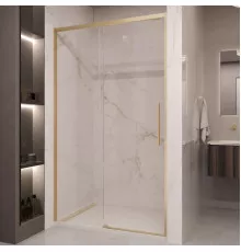 Душевая дверь Vincea Stella VDS-1ST110CLG 110 см, профиль золотой матовый, стекло прозрачное