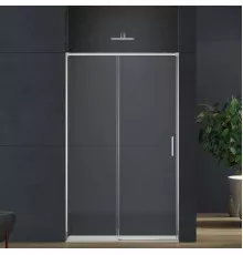 Душевая дверь Vincea Soft 2 VDS-3SO2130CL 130 см, профиль хром, стекло прозрачное