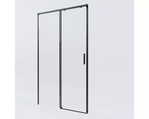 Душевая дверь Vincea Soft 2 VDS-3SO2120CLB 120 см, профиль черный матовый, стекло прозрачное