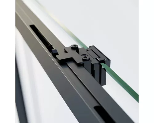 Душевая дверь Vincea Soft 2 VDS-3SO2120CLB 120 см, профиль черный матовый, стекло прозрачное