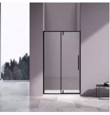 Душевая дверь Vincea Slim-N VDP-4SN120CLB 120 см, профиль черный матовый, стекло прозрачное