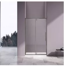 Душевая дверь Vincea Slim-N VDP-4SN120CLGM 120 см, профиль вороненая сталь, стекло прозрачное