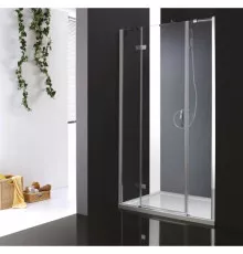 Душевая дверь распашная Cezares Bergamo 215 см прозрачное стекло BERGAMO-W-B-13-100+60/60-C-Cr-L