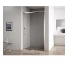 Душевая дверь 140 см Cezares DUET SOFT-BF-1-140-C-Cr прозрачное