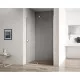 Заказать Душевая дверь 140 см Cezares STREAM-BF-1-140-C-Cr прозрачное в магазине сантехники Santeh-Crystal.ru