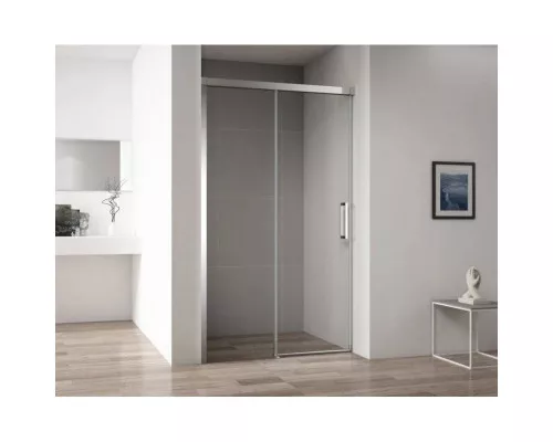 Приобрести Душевая дверь 100 см Cezares DUET SOFT-BF-1-100-C-Cr-L прозрачное в магазине сантехники Santeh-Crystal.ru