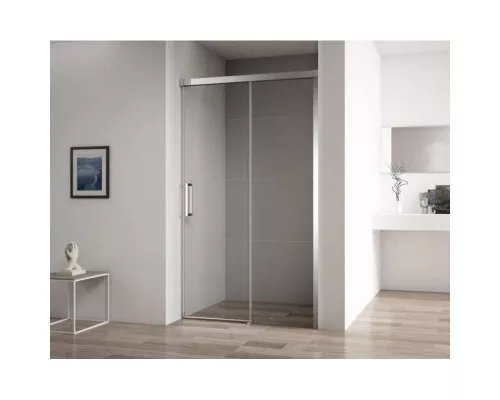 Заказать Душевая дверь 100 см Cezares DUET SOFT-BF-1-100-C-Cr-R прозрачное в магазине сантехники Santeh-Crystal.ru