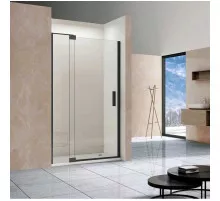 Душевая дверь 111,2-120 см Vincea Extra VDP-1E1112CLB прозрачное