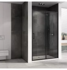 Душевая дверь 110 см Abber Schwarzer Diamant AG30110B5 прозрачное