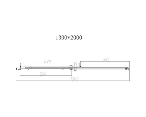 Заказать Душевая дверь 130 см Vincea Dice VDS-4D130CL прозрачное в магазине сантехники Santeh-Crystal.ru
