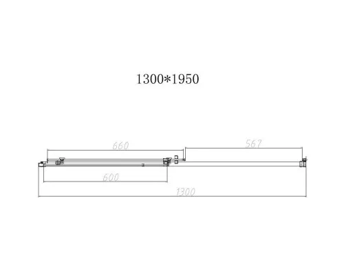Приобрести Душевая дверь 130 см Vincea Slim-N VDS-4SN130CLB прозрачное в магазине сантехники Santeh-Crystal.ru