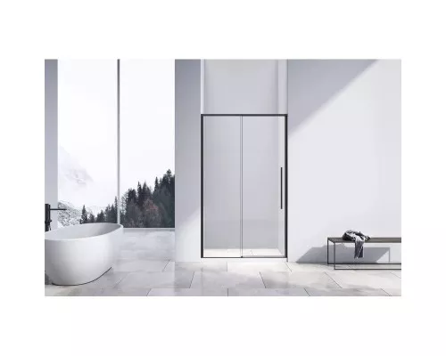 Заказать Душевая дверь 140 см Vincea Slim-N VDS-4SN140CLB прозрачное в магазине сантехники Santeh-Crystal.ru