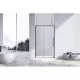 Заказать Душевая дверь 140 см Vincea Slim-N VDS-4SN140CLB прозрачное в магазине сантехники Santeh-Crystal.ru