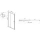 Купить Душевая дверь 150 см Vincea Garda VDS-1G150CLGM прозрачное в магазине сантехники Santeh-Crystal.ru