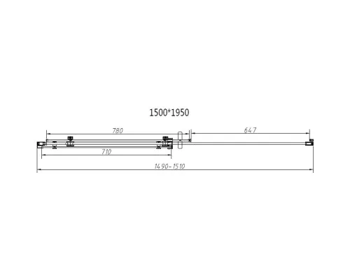 Душевой уголок Vincea Como-N VSR-4CN1015CL 150x100 см, профиль хром, стекло прозрачное