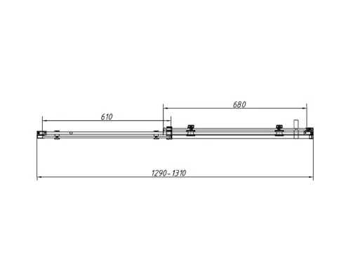 Душевой уголок Vincea Como-N VSR-4CN9013CLB 130x90 см, профиль черный матовый, стекло прозрачное