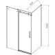 Душевой уголок Vincea Como-N VSR-4CN9015CLB 150x90 см, профиль черный матовый, стекло прозрачное