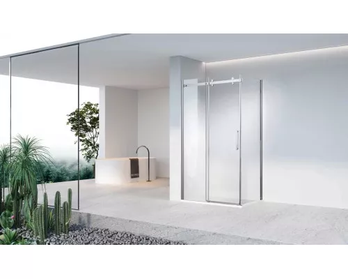 Душевой уголок Vincea Como-N VSR-4CN8015CL 150x80 см, профиль хром, стекло прозрачное