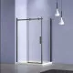 Душевой уголок Vincea Como-N VSR-4CN8014CLB 140x80 см, профиль черный матовый, стекло прозрачное