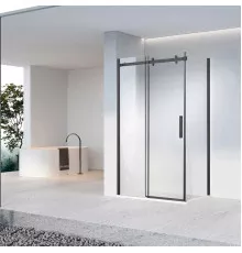 Душевой уголок Vincea Como-N VSR-4CN8014CLB 140x80 см, профиль черный матовый, стекло прозрачное