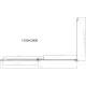Душевой уголок Vincea Dice VSR-4D1014CLGM 140x100 см, профиль вороненая сталь, стекло прозрачное