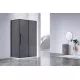 Душевой уголок Vincea Slim-N VSR-4SN8011CGB 110x79 см, профиль черный матовый, стекло тонированное