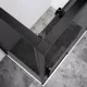 Душевой уголок Vincea Slim-N VSR-4SN9011CGB 110x89 см, профиль черный матовый, стекло тонированное