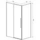 Душевой уголок Vincea Slim-N VSR-4SN9013CLG 130x89 см, профиль золотой матовый, стекло прозрачное