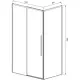 Душевой уголок Vincea Slim-N VSR-4SN9014CLG 140x89 см, профиль золотой матовый, стекло прозрачное