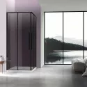 Душевой уголок Vincea Slim-N VSS-4SN8010CGB 99x79 см, профиль черный матовый, стекло тонированное Душевой уголок Vincea Slim-N VSS-4SN8010CGB 99x79 см, профиль черный матовый, стекло тонированное