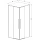 Душевой уголок Vincea Slim-N VSS-4SN900CLG 89x89 см, профиль золотой матовый, стекло прозрачное