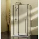 Душевой уголок Vincea Slim-N VSR-5SN9010CLB 98,2x88,5 см, профиль черный матовый, стекло прозрачное
