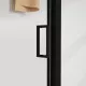 Душевой уголок Vincea City VSR-5CT9011CLB 110x90 см, профиль черный матовый, стекло прозрачное