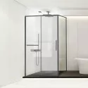 Душевой уголок Vincea Slim Soft VSR-1SS8013CLGM 130x80 см, профиль вороненая сталь, стекло прозрачное Душевой уголок Vincea Slim Soft VSR-1SS8013CLGM 130x80 см, профиль вороненая сталь, стекло прозрачное