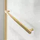 Душевой уголок Vincea Slim Soft VSR-1SS1014CLG 140x100 см, профиль золотой матовый, стекло прозрачное