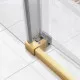 Душевой уголок Vincea Slim Soft VSR-1SS1015CLG 150x100 см, профиль золотой матовый, стекло прозрачное