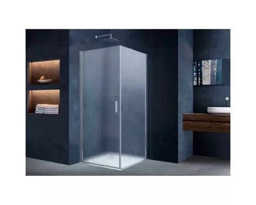 Душевой уголок Vincea Alpha VSR-3ALP9095MT 95x90 см, профиль хром, стекло текстурное
