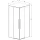 Душевой уголок Vincea Slim-N VSS-4SN8010CLBN 99x79 см, профиль никель матовый, стекло прозрачное