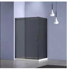 Душевой уголок Vincea Como-N VSR-4CN8012CGB 120x80 см, профиль черный матовый, стекло тонированное