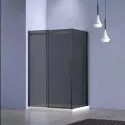 Душевой уголок Vincea Como-N VSR-4CN8013CGB 130x80 см, профиль черный матовый, стекло тонированное